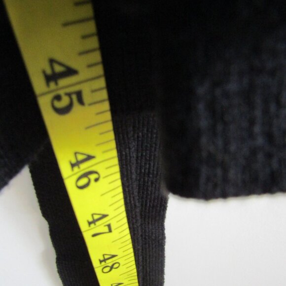 Jessica London Knit Sweater Shirt Dress 22/24 Black NWOT Casual Capsule Wardrobe - Picture 10 of 11